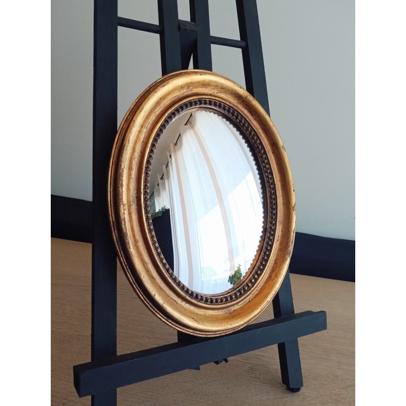 Miroir ovale oeil de sorcière XIXème