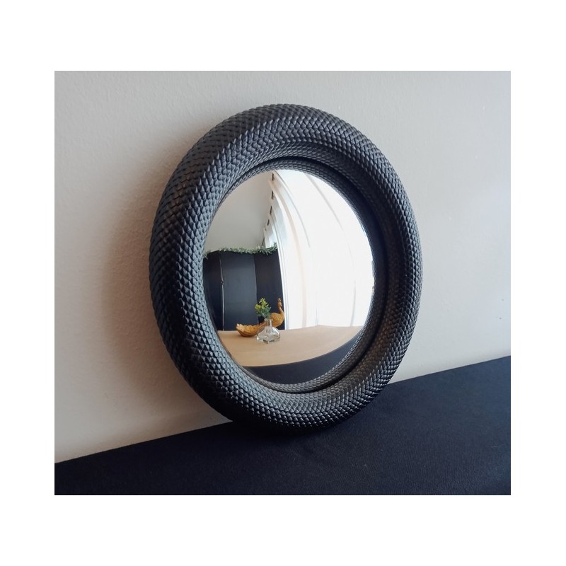 Miroir convexe peau de serpent Taille S