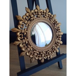 Miroir convexe fleur de lys taille S