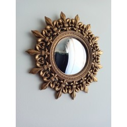 Miroir convexe fleur de lys taille S