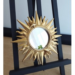 Miroir ex voto soleil étoilé