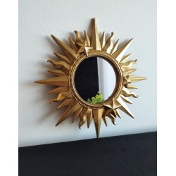 Miroir ex voto soleil étoilé