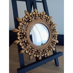 Miroir convexe fleur de lys taille S