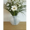 Vase coquille en verre