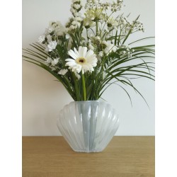 Vase coquille en verre