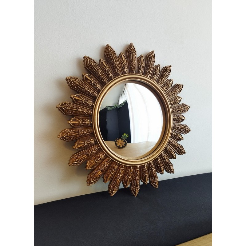 Miroir de sorcière soleil motifs style celtique