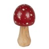 Décoration champignon en bois Ø6x13