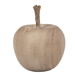 Décoration pomme en bois