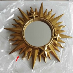 Miroir ex voto soleil étoilé