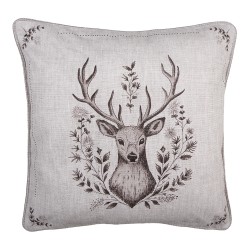 Housse de coussin cerf 45x45