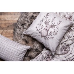 Housse de coussin cerf 45x45