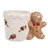 Mug bonhomme pain d'épice blanc 350ml en céramique