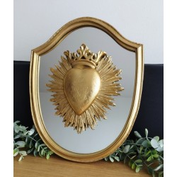 Cadre miroir ex voto