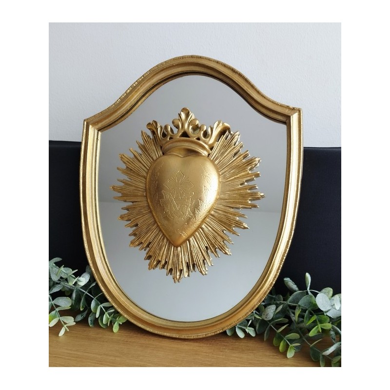 Cadre miroir ex voto