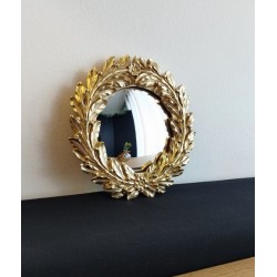 Miroir convexe couronne or Taille S